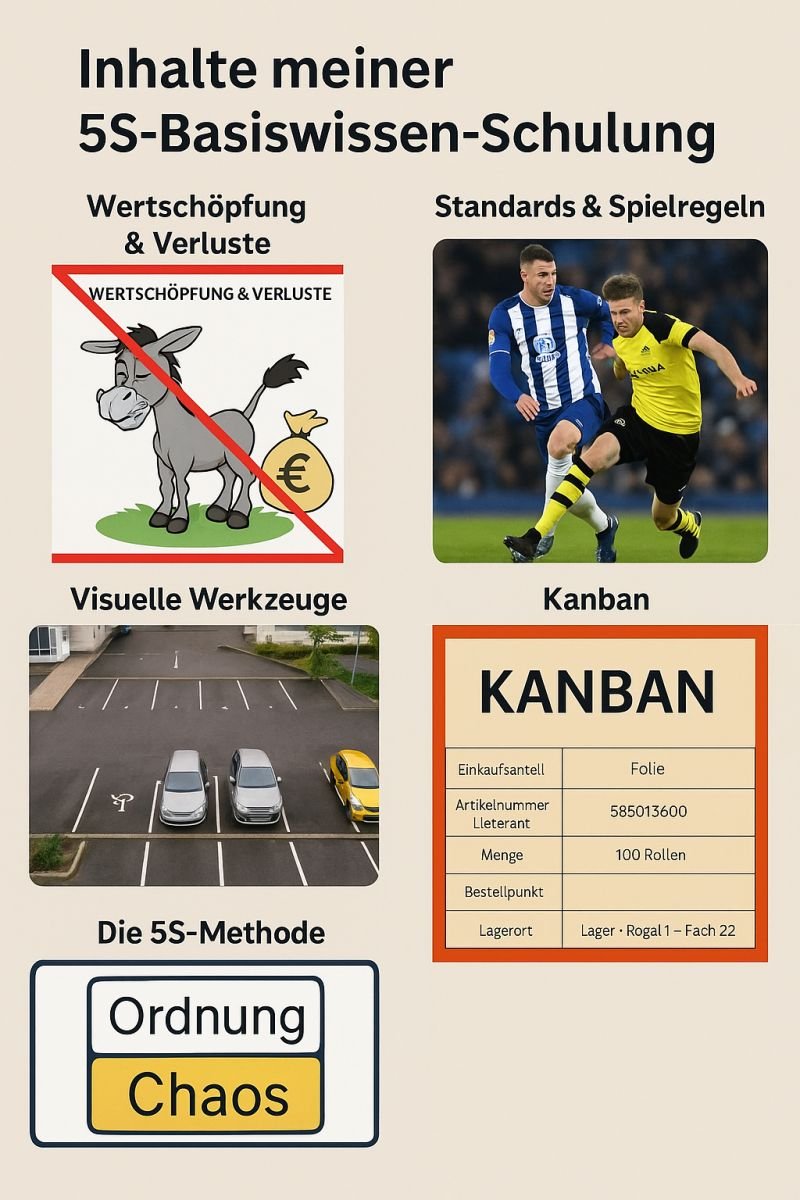 Abbildung zum Beitrag: "Wie genau sieht Ihre 5S-Basiswissen-Schulung eigentlich aus?"